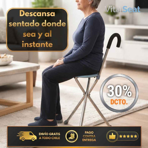 VitalSeat - Alivio rápido y firme al caminar en la calle