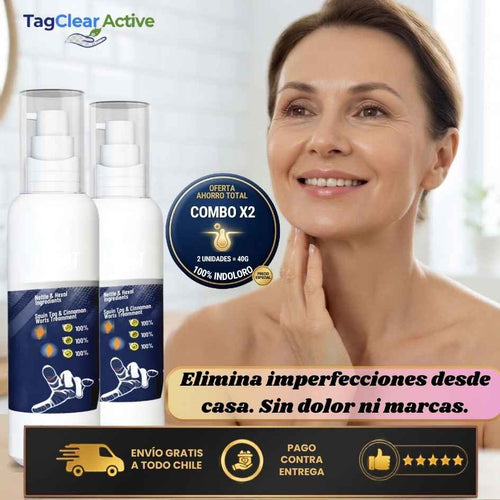 TagClear Active - Solución natural y precisa para limpiar tu piel de forma segura.