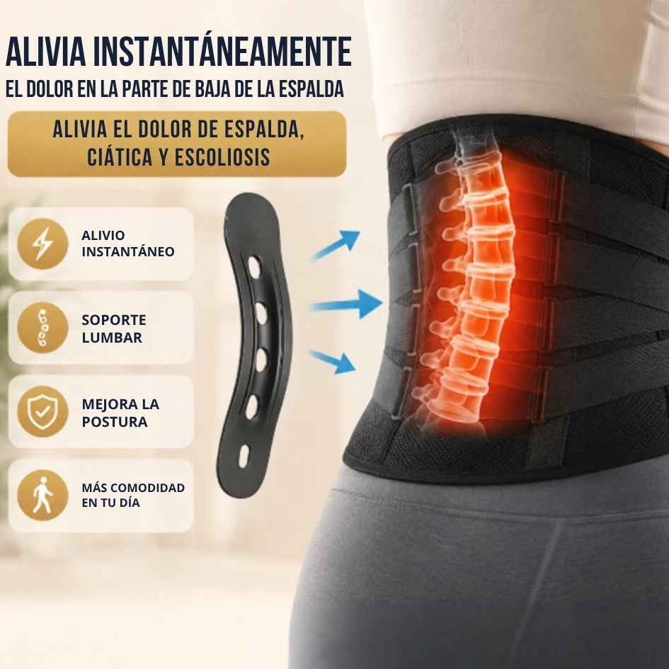 PosturFlex™ - Faja Cinturón Soporte Lumbar alivia - 2x1
