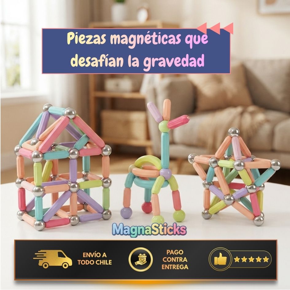 MagnaSticks - Construye la creatividad de tus hijos sin pantallas