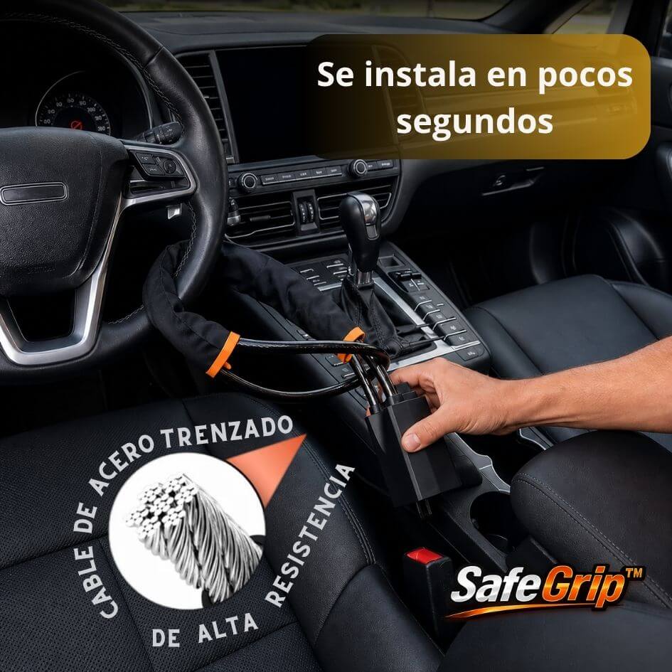 SafeGrip™ - Tu auto protegido sin esfuerzo