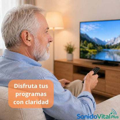 SonidoVital Plus - Escucha Mejor Cada Día con un Dispositivo Discreto y Fácil de Usar