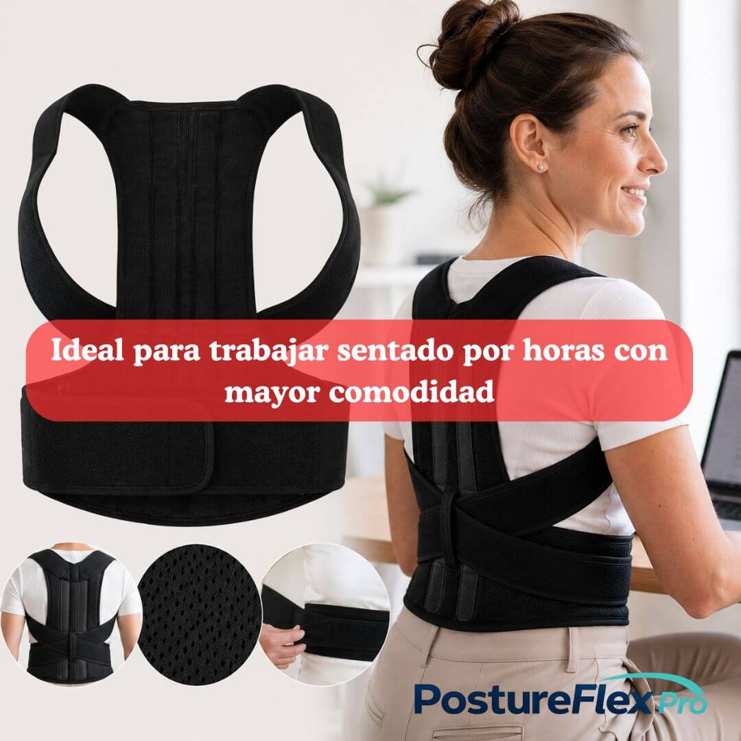PostureFlex Pro - Ayuda a Mantener una Postura Más Cómoda Cada Día