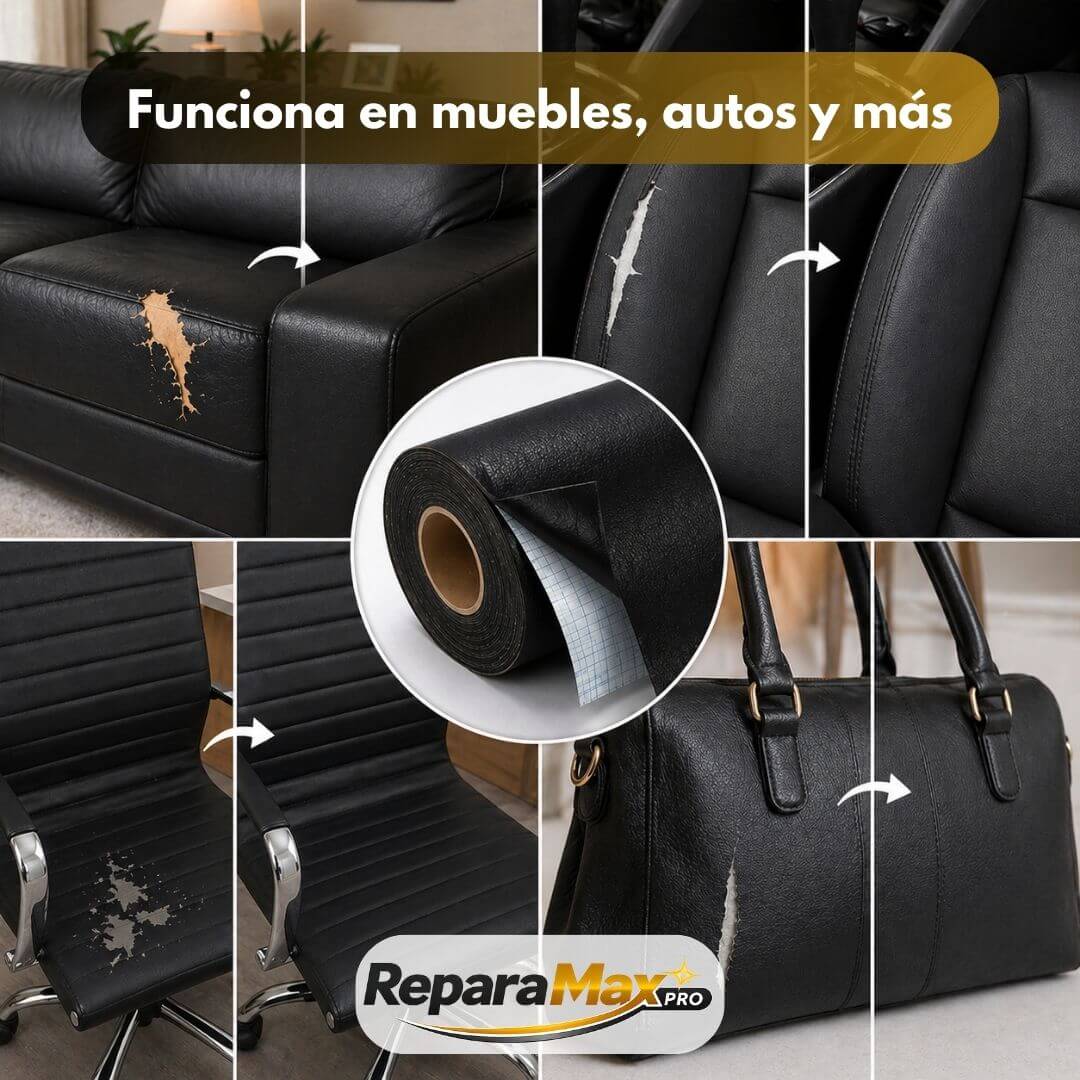 ReparaMax Pro (Negro) – Renueva tus muebles y asientos sin gastar en uno nuevo