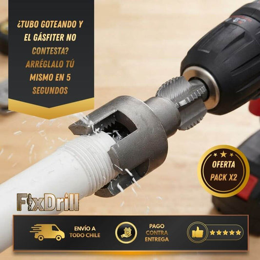 FixDrill™ - Conecta tus tubos de PVC sin llamar al gásfiter