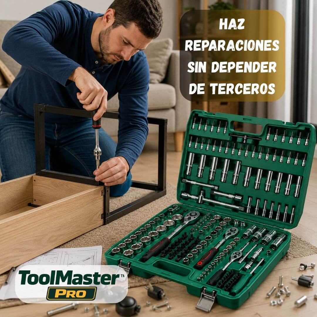 ToolMaster Pro – Resuelve Arreglos en Casa y tu Vehículo con un Solo Kit