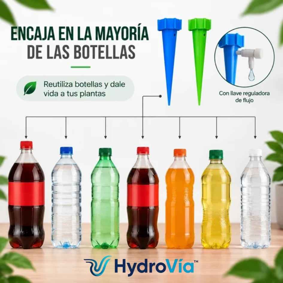 HydroVía™ - Estacas de riego por goteo- Oferta Pack X6
