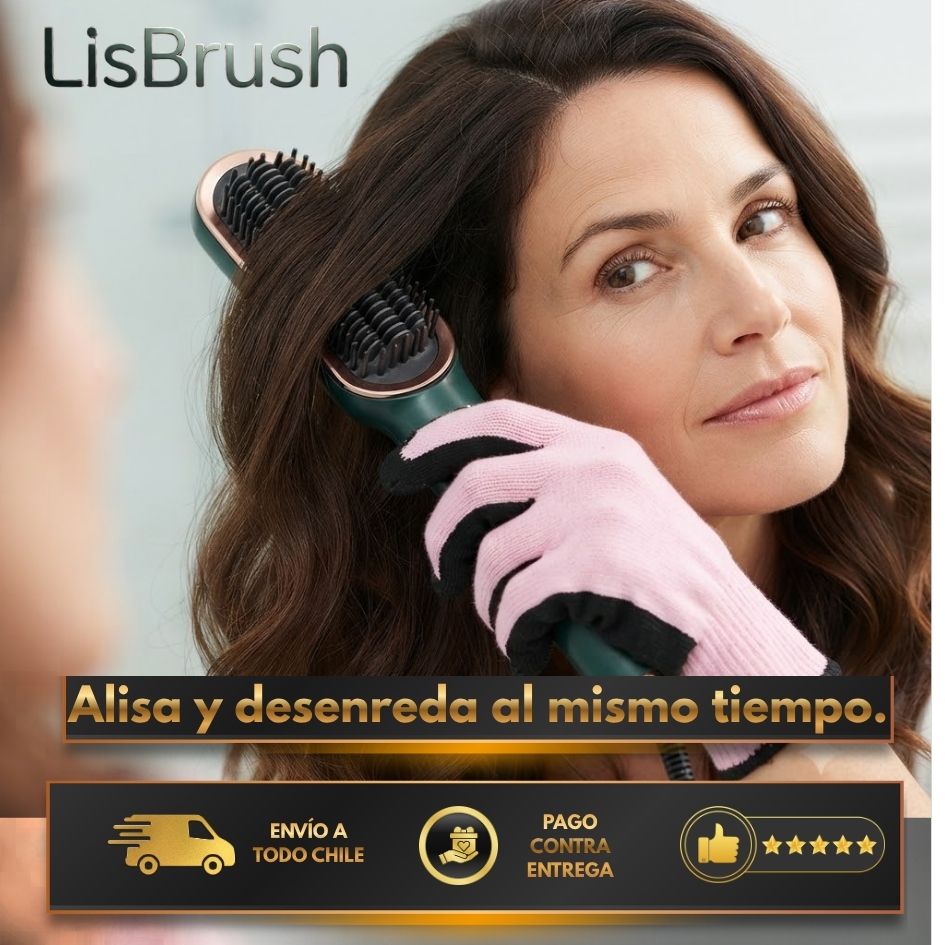 LisBrush - Pelo suave y brillante desde la raíz en cada pasada - OFERTA COMBO X2