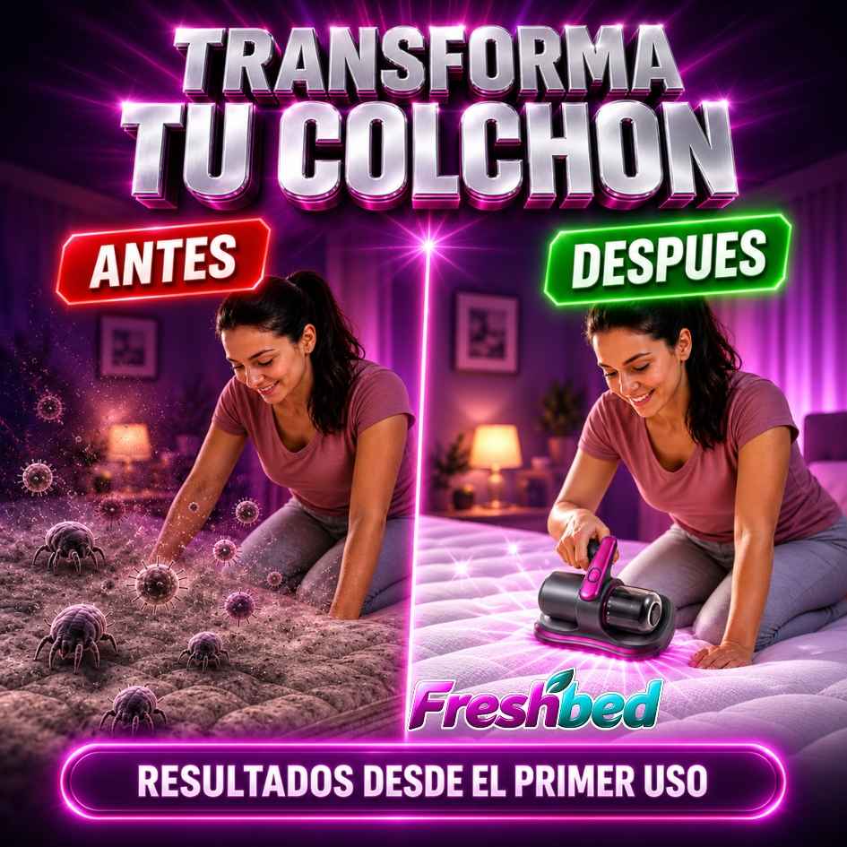 FreshBed™ - Aspiradora Profunda para la eliminación de Acaros - Oferta 30% OFF