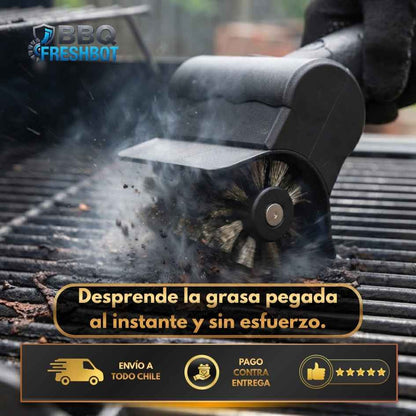 BBQ FreshBot - Tu parrilla como nueva en minutos - Más 12 pares de Guantes de REGALO