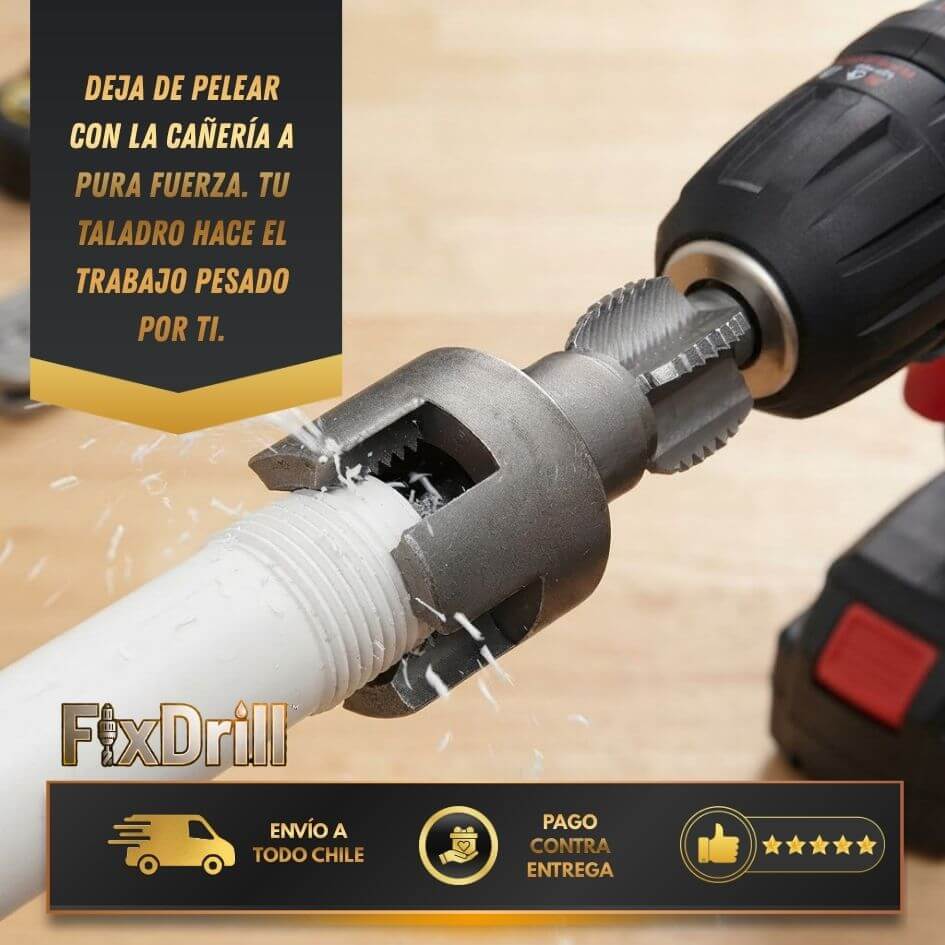FixDrill™ - Conecta tus tubos de PVC sin llamar al gásfiter