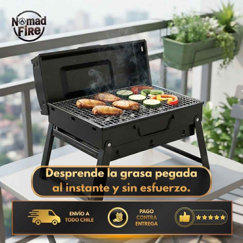 NomadFire -Asados espontáneos al aire libre con portabilidad total