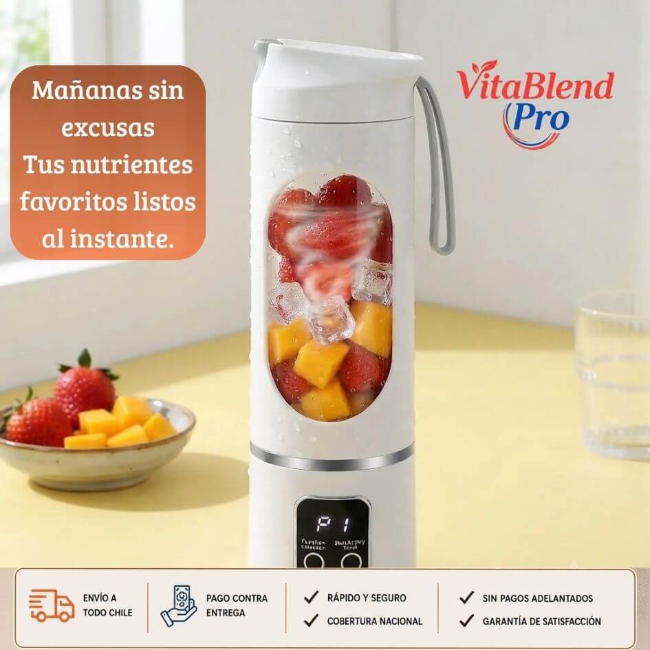 VitaBlend Pro - Batidos y Jugos naturales sin esfuerzo en tu rutina