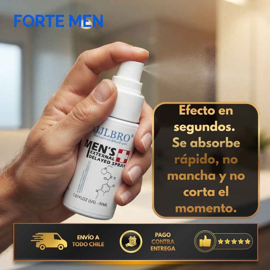 FORTE MEN -  Recupera tu control y disfruta más