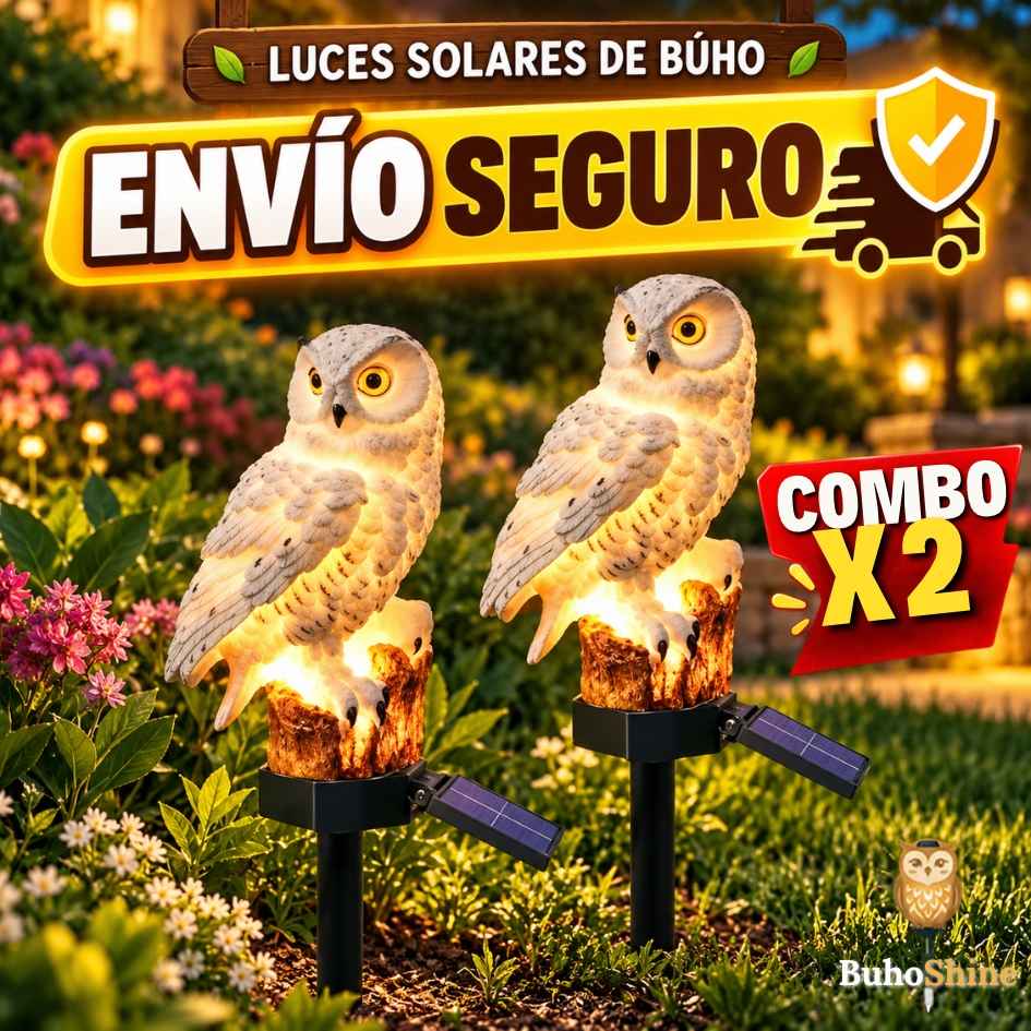 BuhoShine - Paral Lechuza-Búhos - OFERTA COMBO X2
