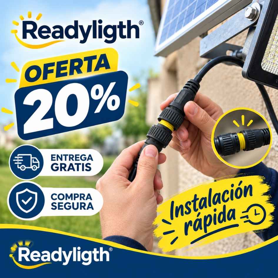 ReadyLight™ - Foco led solar 300w a control remoto - Oferta 20%Off