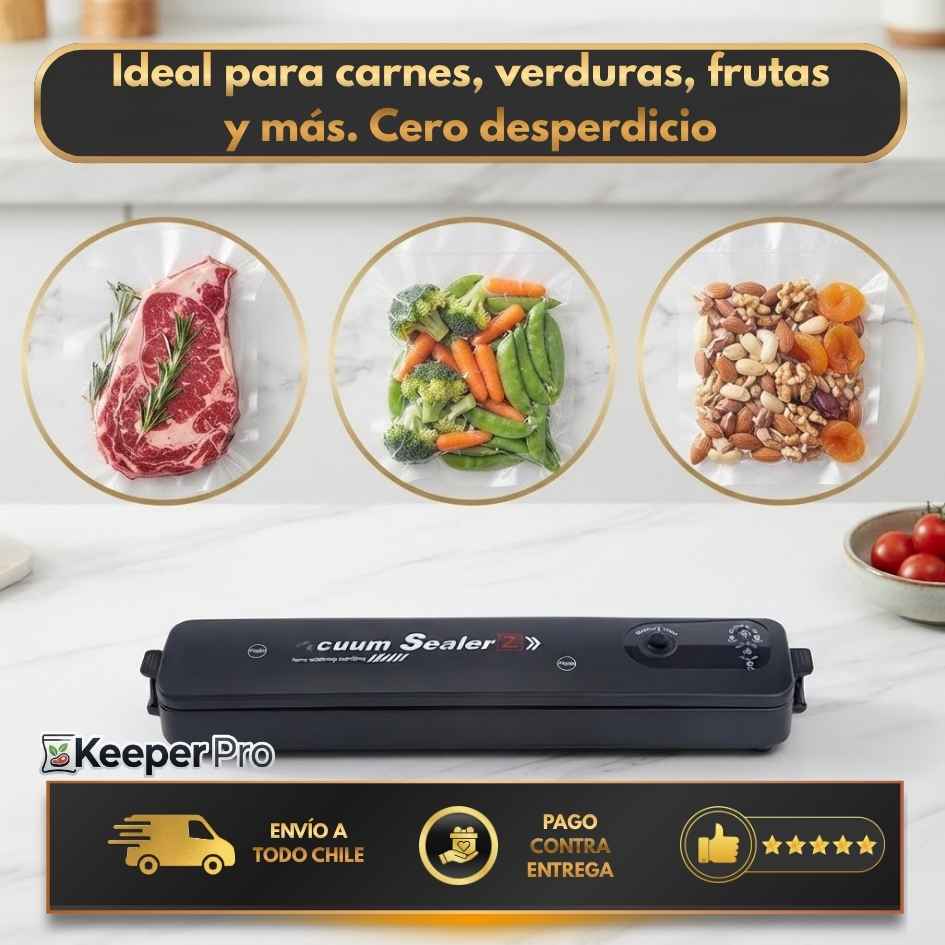 Keeper Pro - Congela carnes y verduras manteniendo su calidad original.