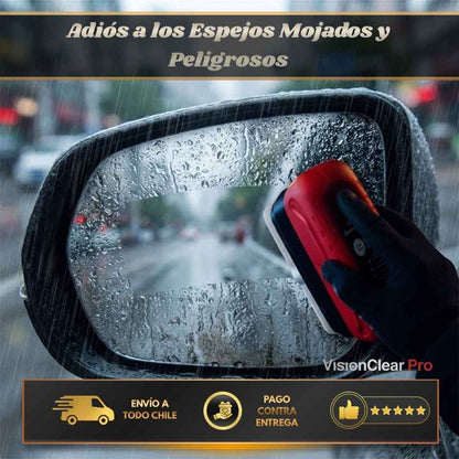 VisionClear Pro - Elimina la grasa y lluvia del parabrisas para una visión nítida al volante.