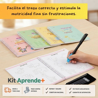 Kit Aprende+ - El set de caligrafía reutilizable que dura 100 veces más.