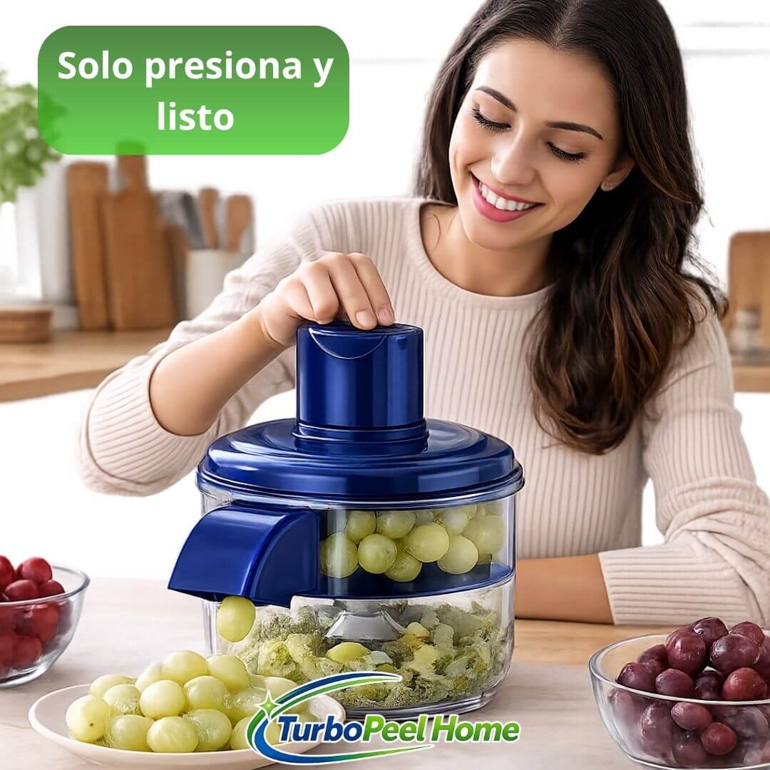 TurboPeel Home - Simplifica la Preparación de Frutas y Ahorra Tiempo en Casa