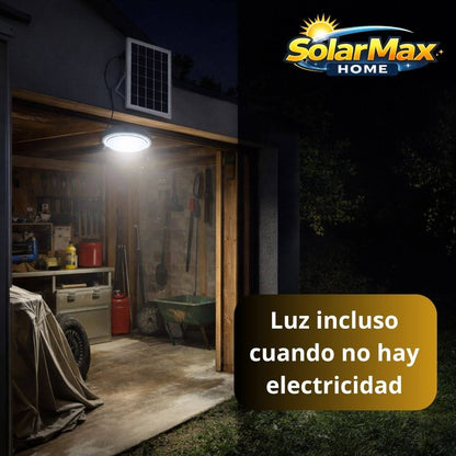SolarMax Home - Ilumina tus espacios sin depender de cables ni aumentar tu cuenta de luz
