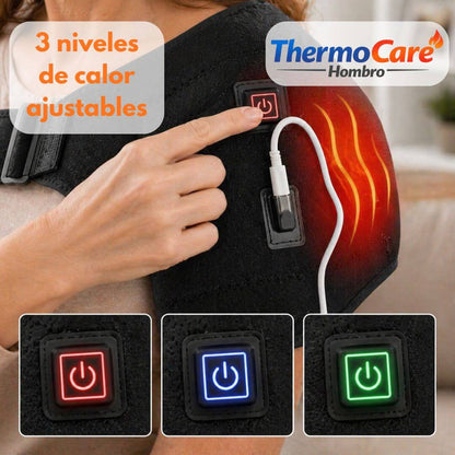 ThermoCare Hombro – Terapia de Calor Ajustable para Aliviar el Dolor en Casa