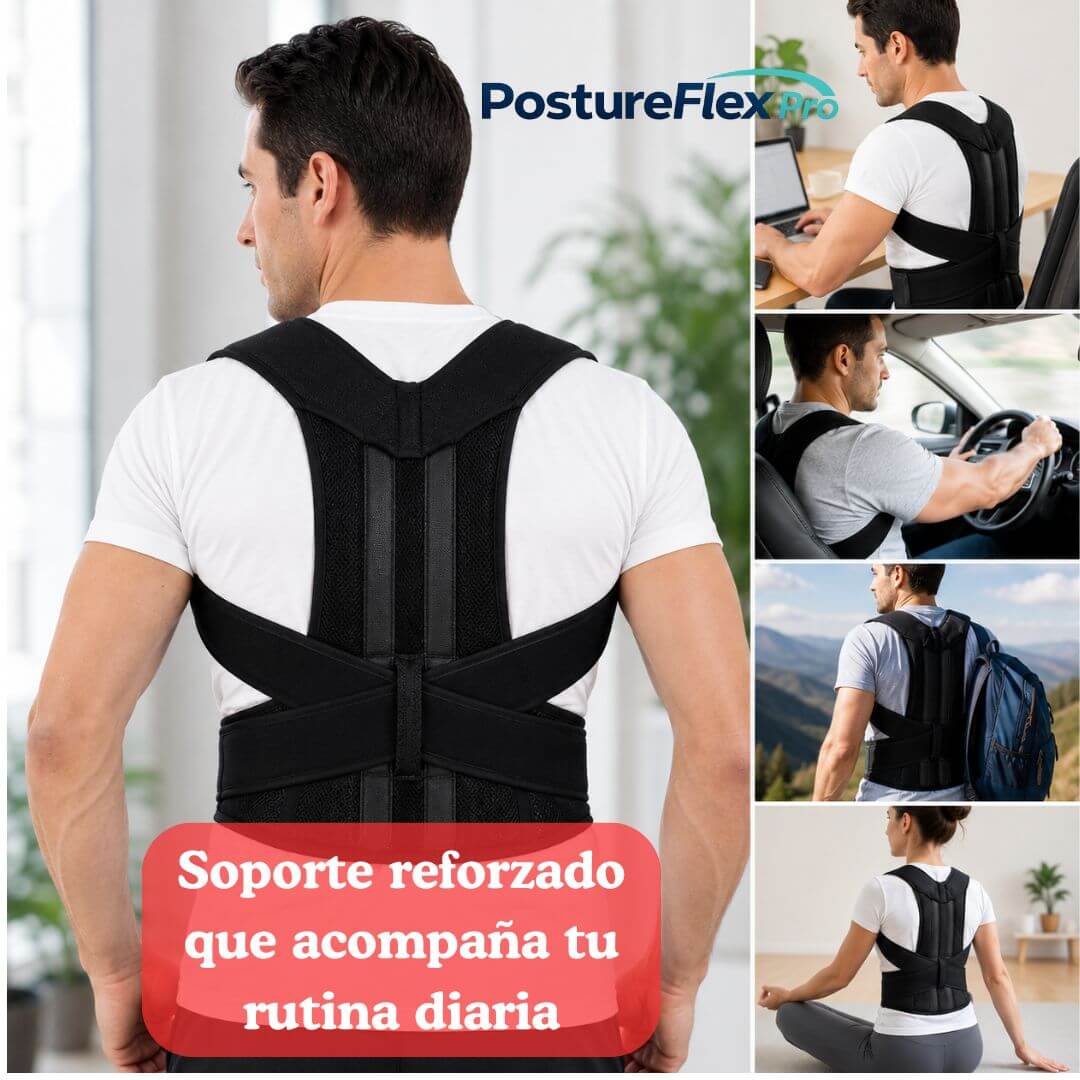 PostureFlex Pro - Ayuda a Mantener una Postura Más Cómoda Cada Día