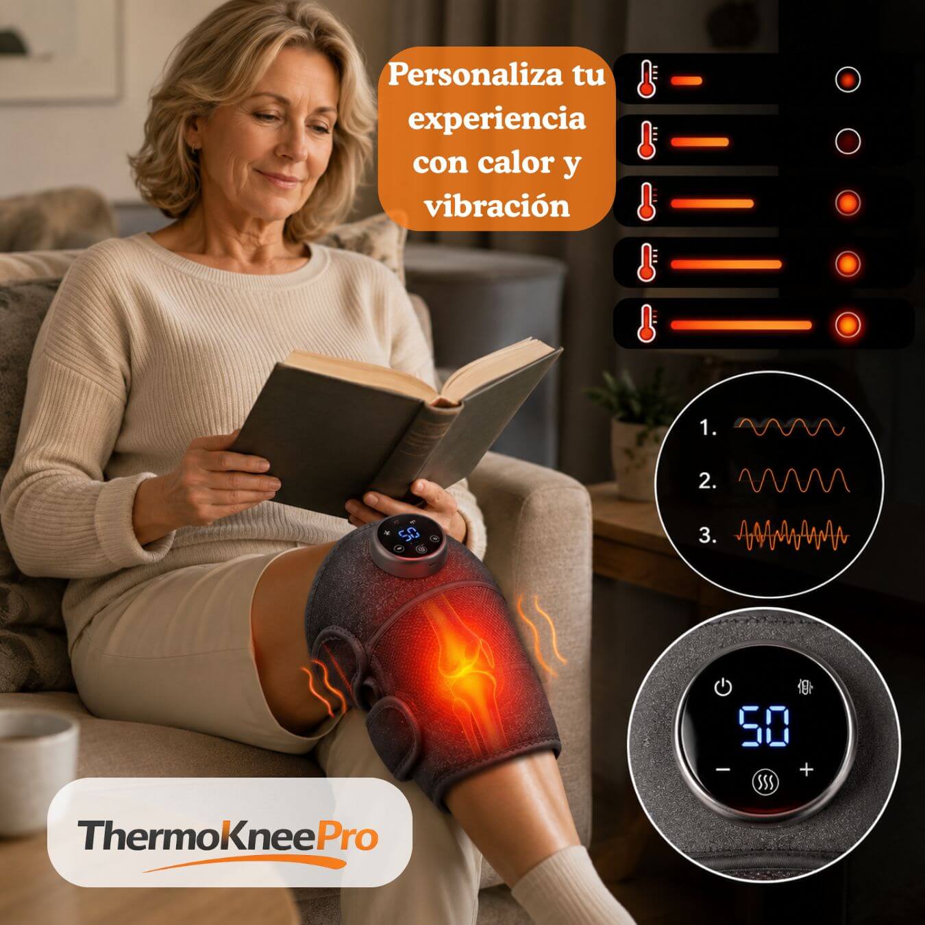 ThermoKnee Pro – Disfruta Mayor Comodidad para tus Rodillas Desde Casa