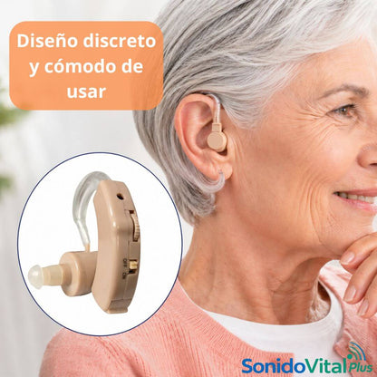 SonidoVital Plus - Escucha Mejor Cada Día con un Dispositivo Discreto y Fácil de Usar