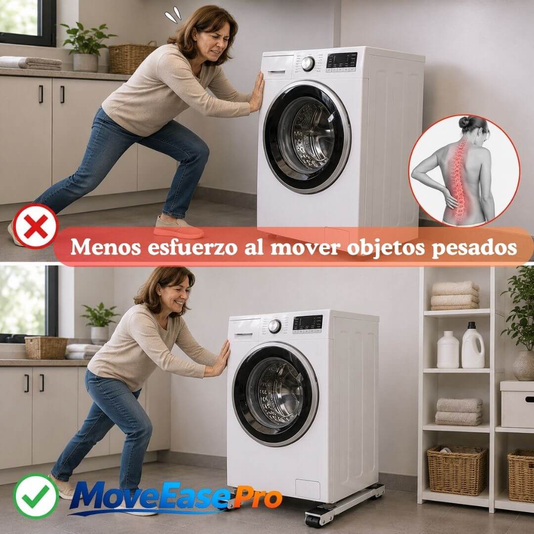 MoveEase Pro – Mueve Electrodomésticos y Limpia con Mayor Comodidad