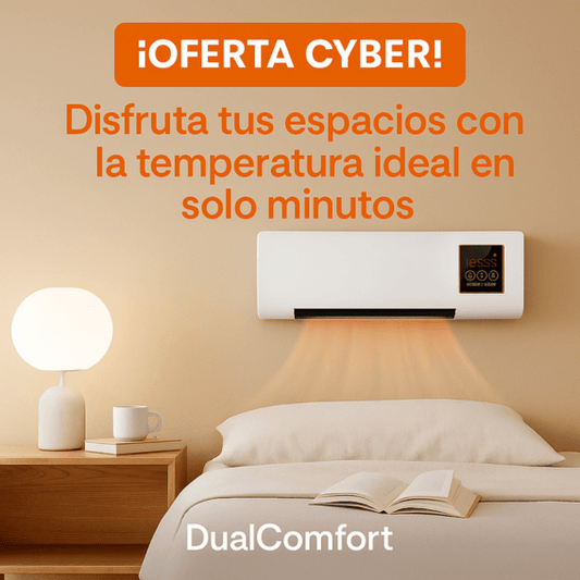 DualComfort ¡OFERTA CYBER! – Control de Clima Compacto – Regula tu Espacio en Minutos Sin Estufas ni Ventiladores