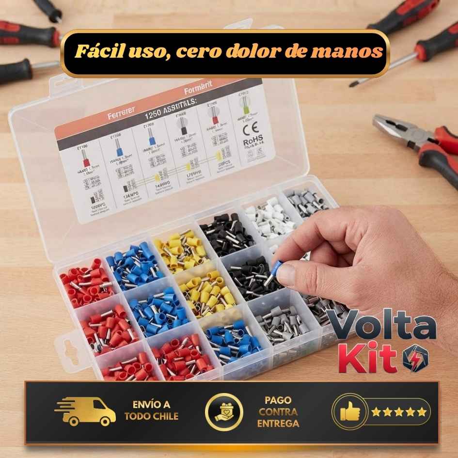VoltaKit - Conexiones seguras y duraderas sin gastar de más en electricistas