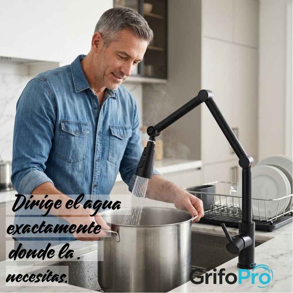 GrifoPro - Grifo Articulado Giratorio de 1080° - 30%OFF