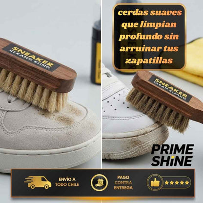 PrimeShine - Limpieza profunda y segura para tus zapatillas