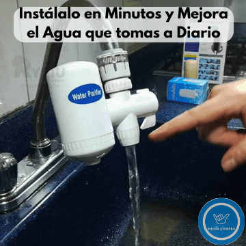 WaterFreshPro™ - Purificador de Agua Portátil - Agua Pura y Ahorro en un Solo Paso