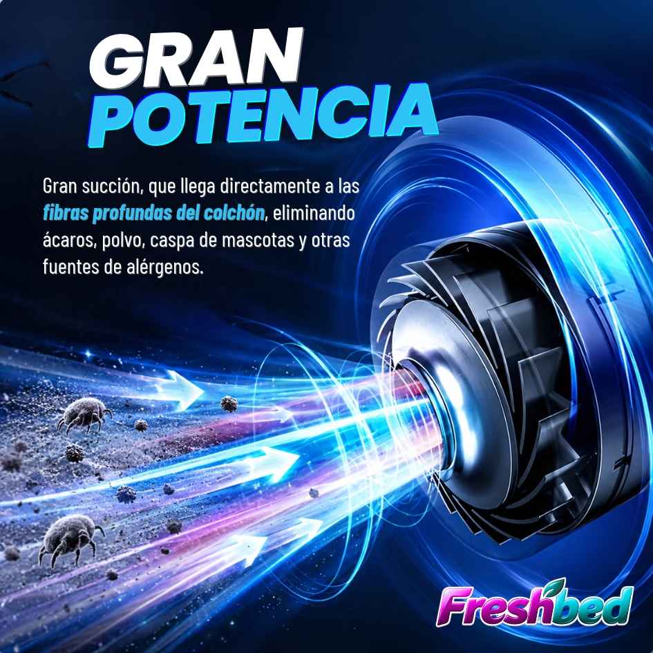 FreshBed™ - Aspiradora Profunda para la eliminación de Acaros - Oferta 30% OFF