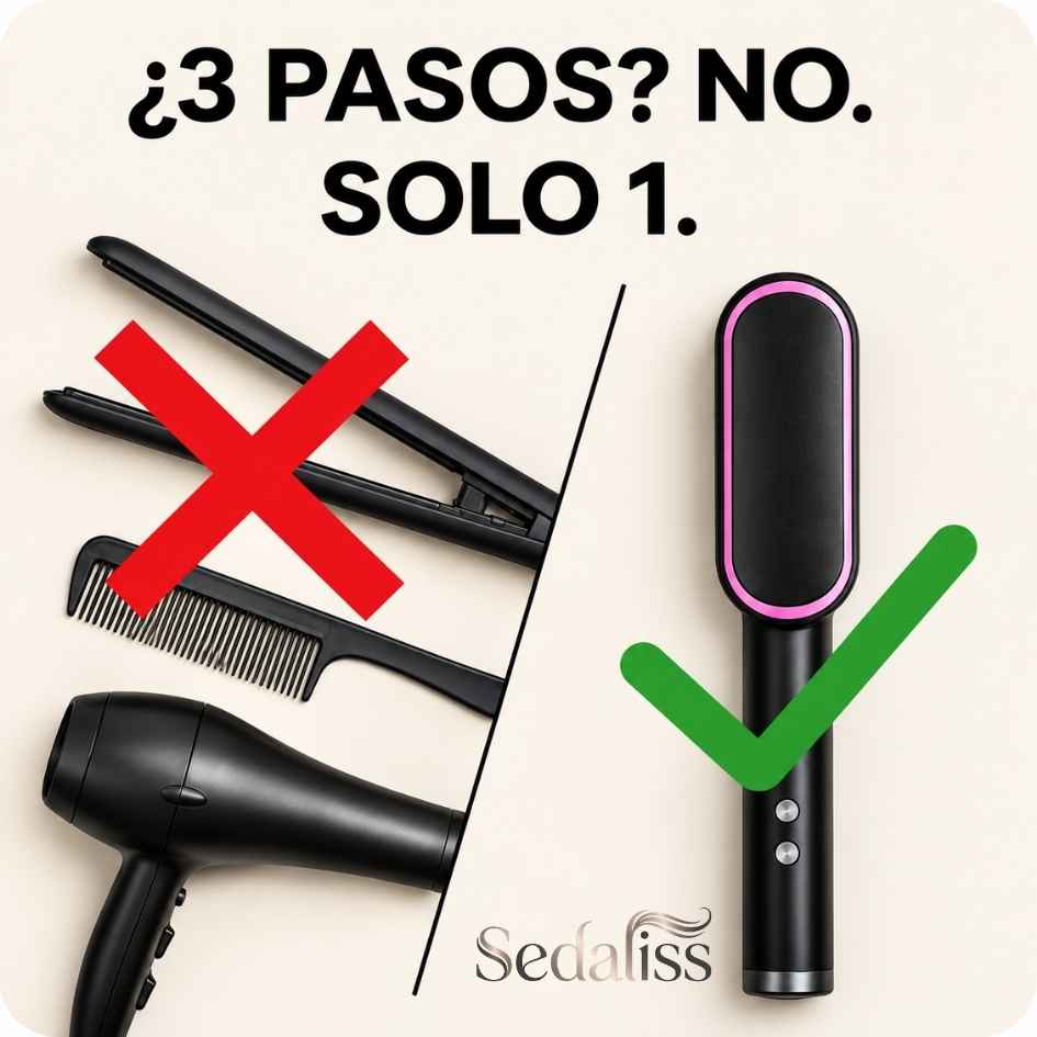 Sedaliss - Cepillo Alisador Rizador Multifuncional - Oferta 25% OFF