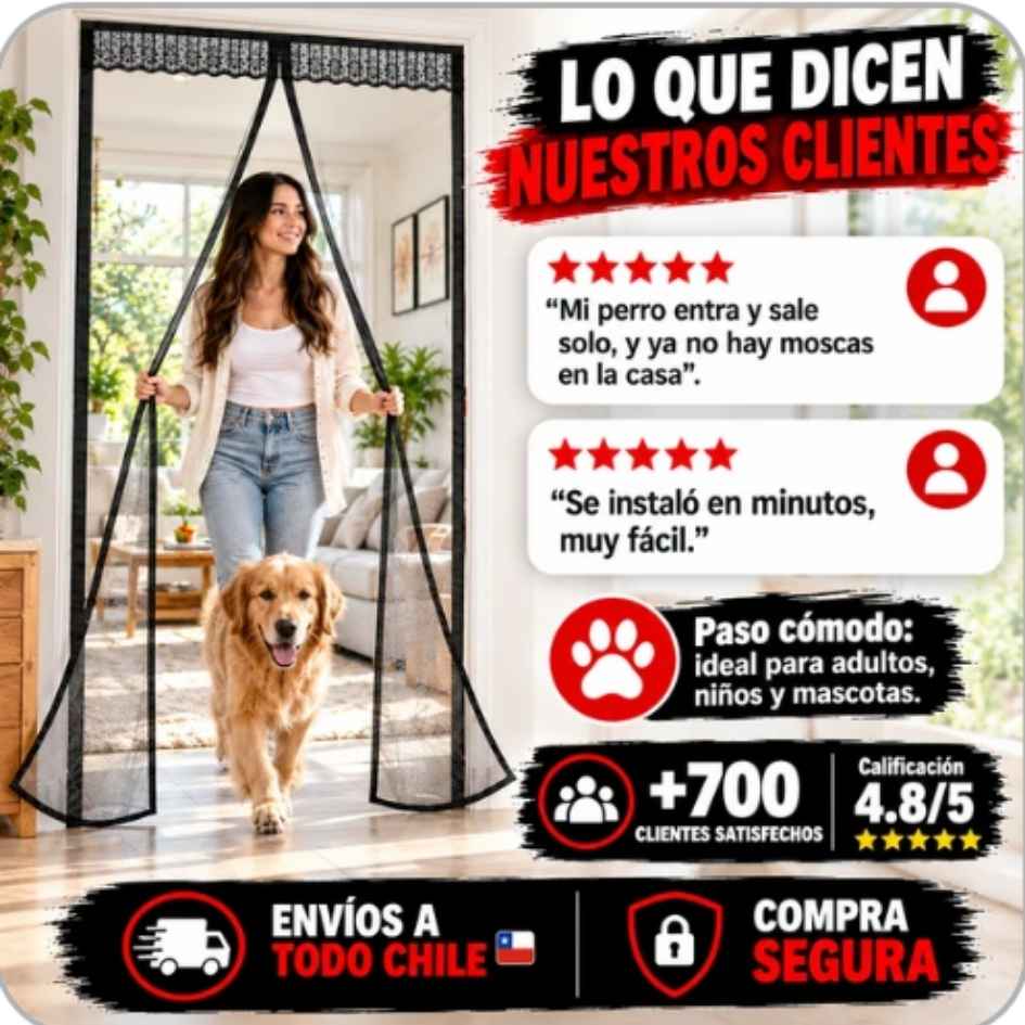 BreezeDoor™ - Malla Anti Mosquitos Puerta - Combo X2