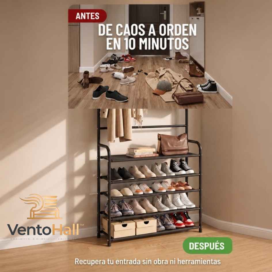 VentoHall™ - Zapatero Organizador Colgador de 5 Niveles- Oferta 25% OFF