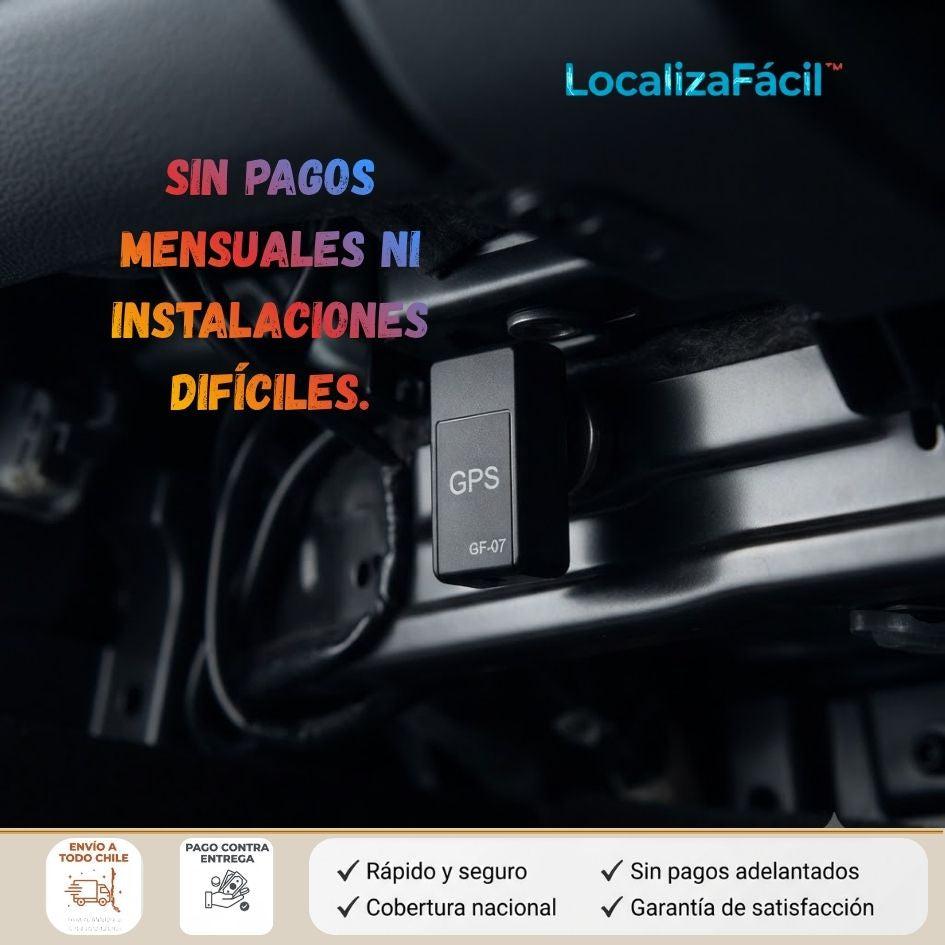 LocalizaFácil™ - Seguridad antirrobo discreta para tu vehículo