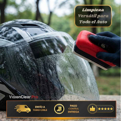 VisionClear Pro - Elimina la grasa y lluvia del parabrisas para una visión nítida al volante.