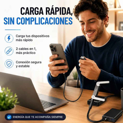 AtrilCable™ - CABLE CARGA RAPIDA 2 EN 1 PREMIUM - Oferta 2x1