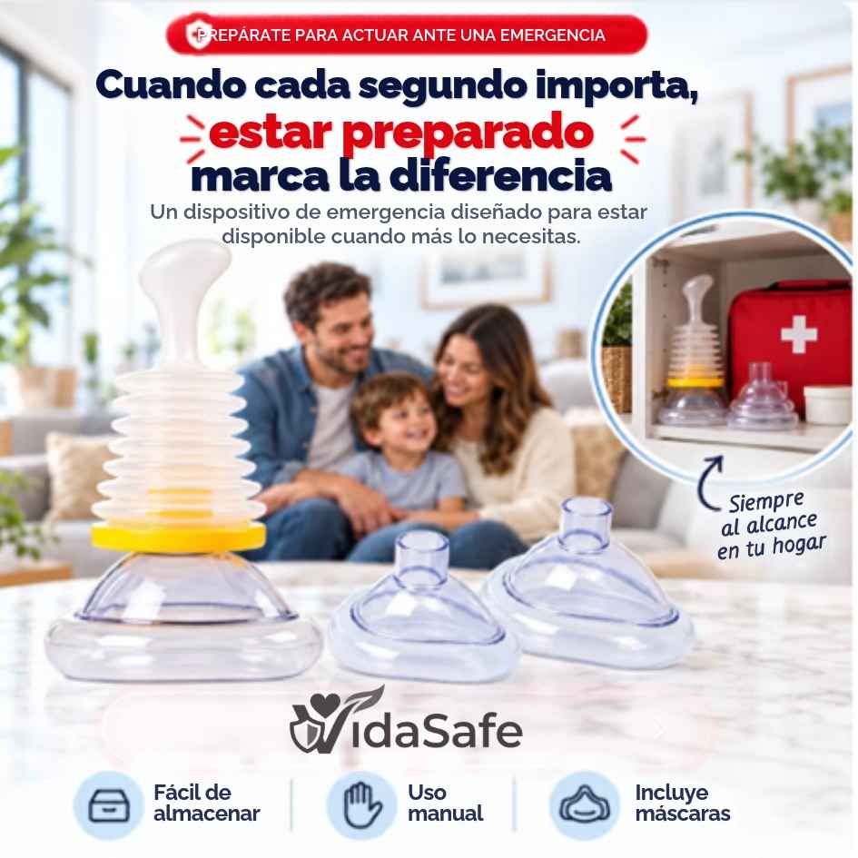 VidaSafe™ - Botiquín Mascarilla Anti Asfixia Pro - Oferta 30% OFF