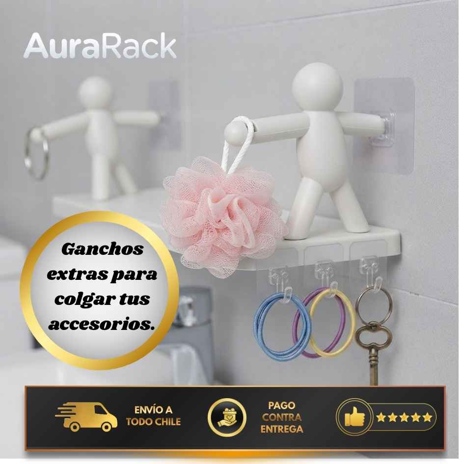 AuraRack - Orden total en tus paredes sin taladrar