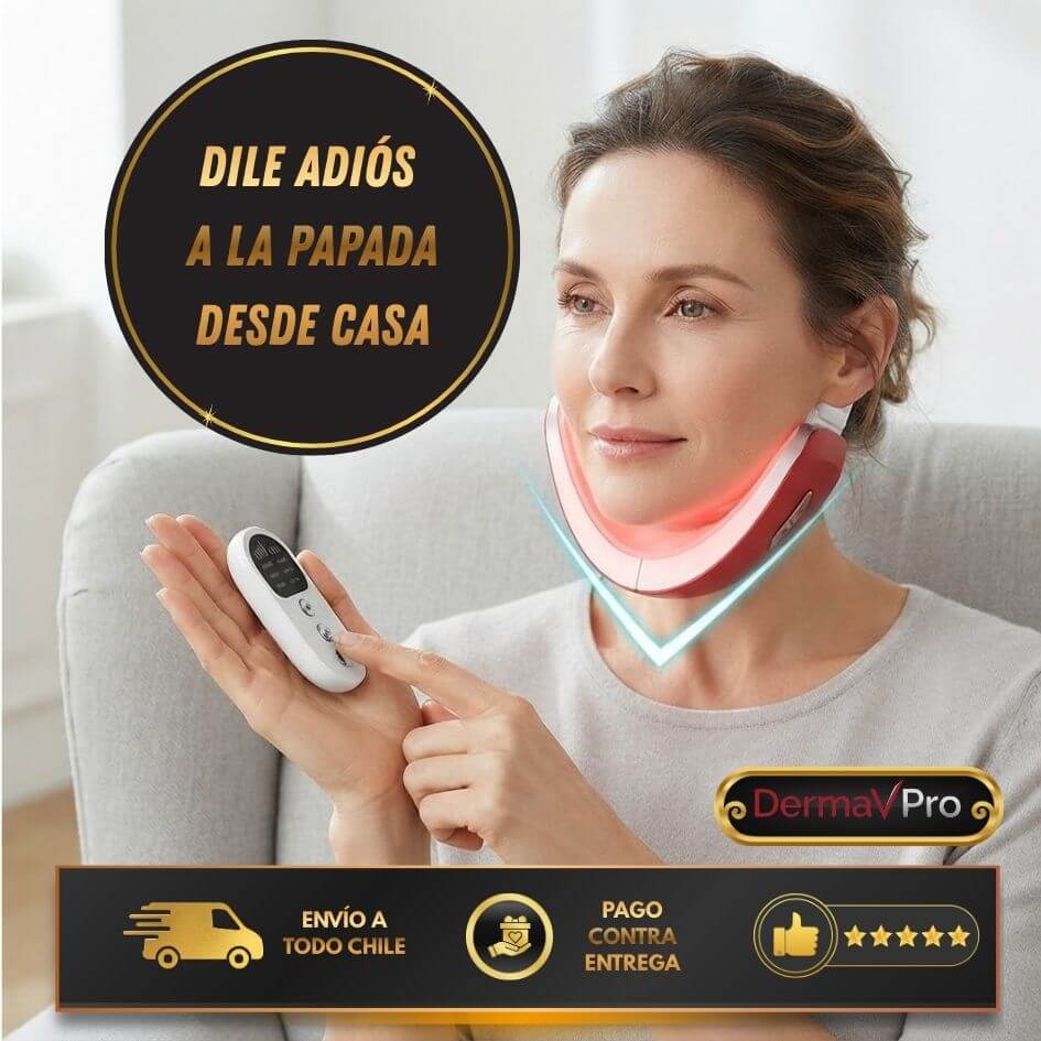DermaV Pro - Masaje sónico que redefine tu mandíbula sin cirugía - 30% OFF