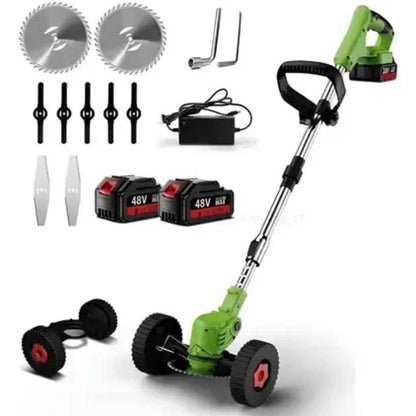 PowerBlade™ - Podadora Inalámbrica Césped + Ruedas - Oferta 40% OFF