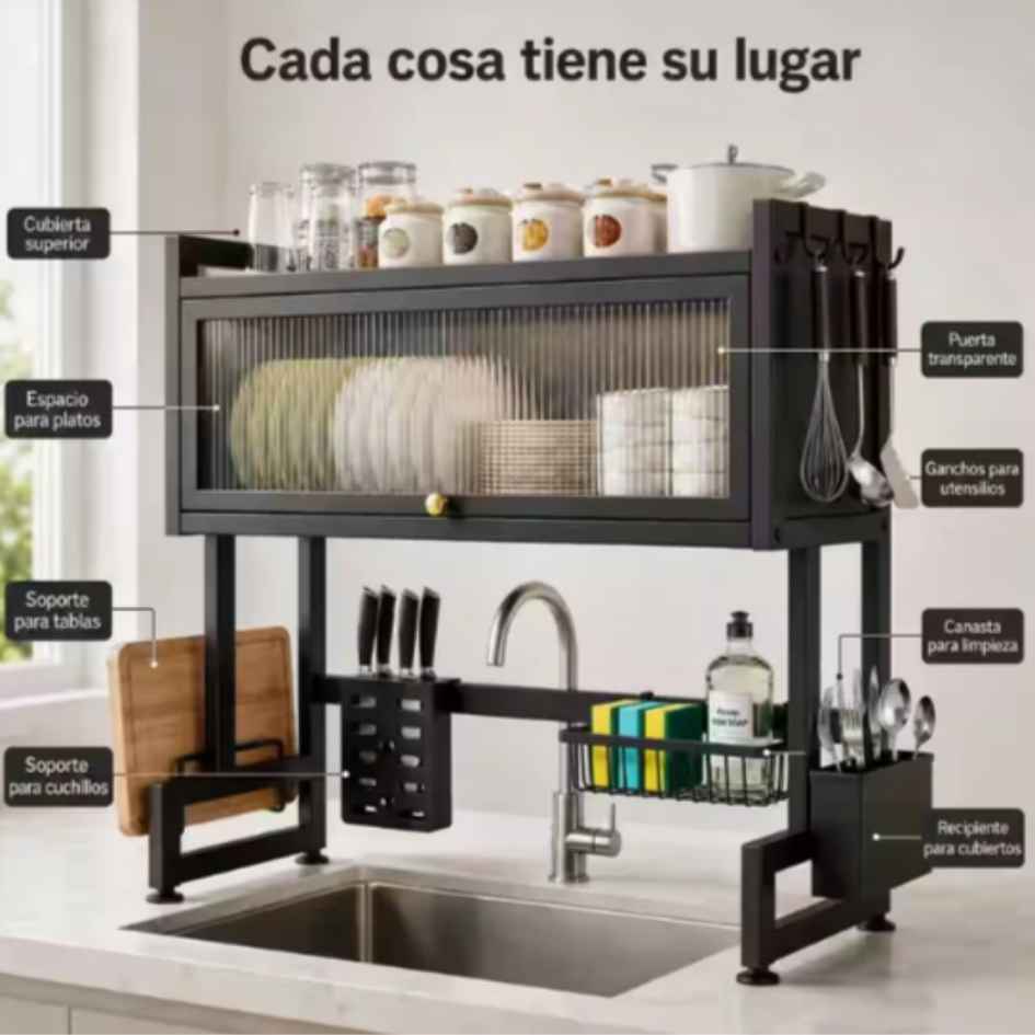 MasterRack™ - Lavaplatos escurridor 2 niveles- Oferta 30%OFF