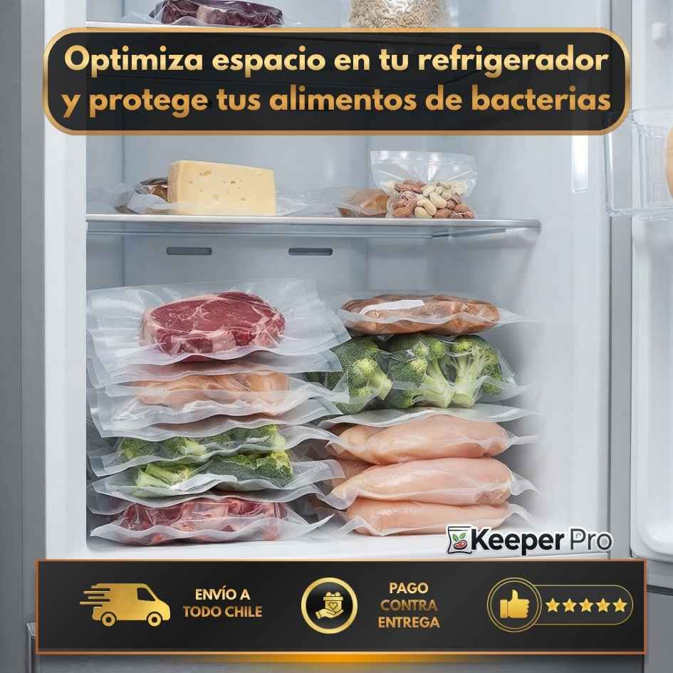 Keeper Pro - Congela carnes y verduras manteniendo su calidad original.