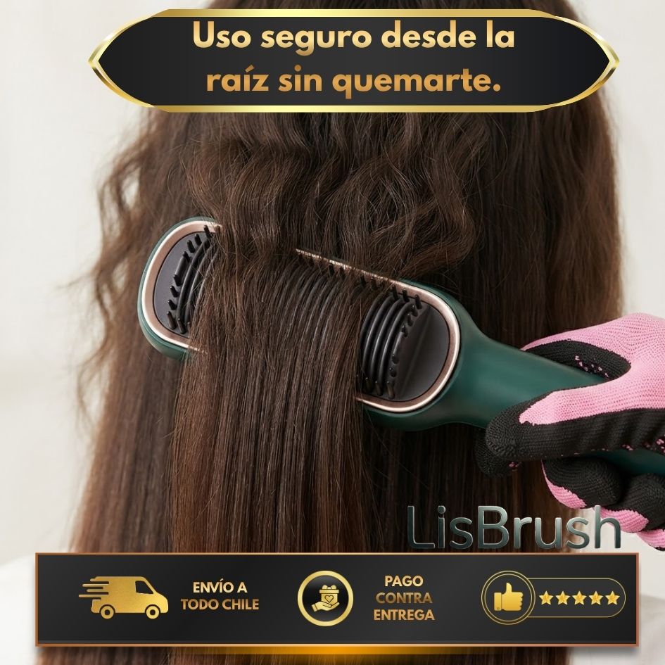 LisBrush - Pelo suave y brillante desde la raíz en cada pasada - OFERTA COMBO X2