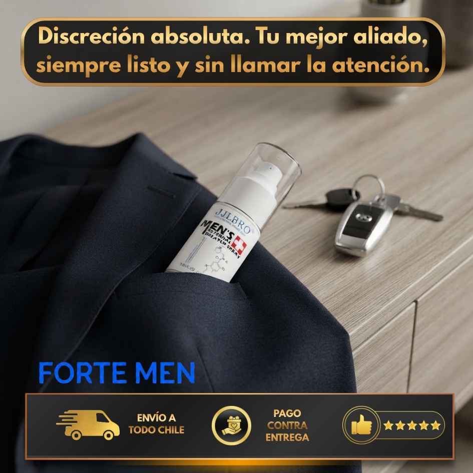 FORTE MEN -  Recupera tu control y disfruta más